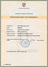 Baltic tube service įmonės sertifikatas